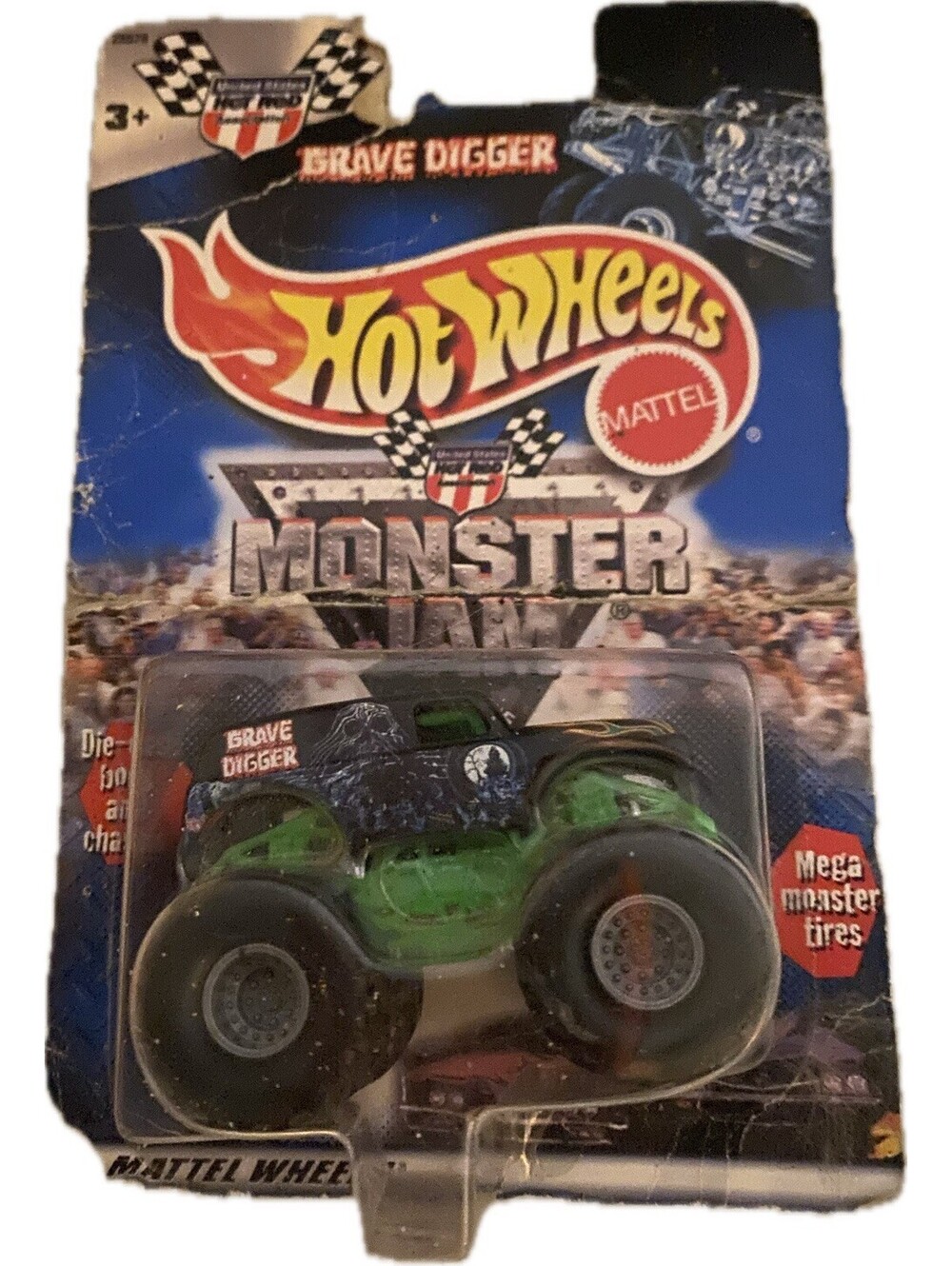 Hot Wheels Monster Jam Grave Digger 2000 WCW Truck 1:64 Scale New Vintage